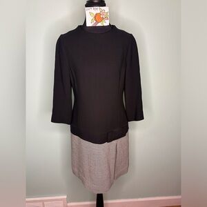 Kate Spade New York Houndstooth Caravelle Drop-Waist Dress w/ Bow
Size 4